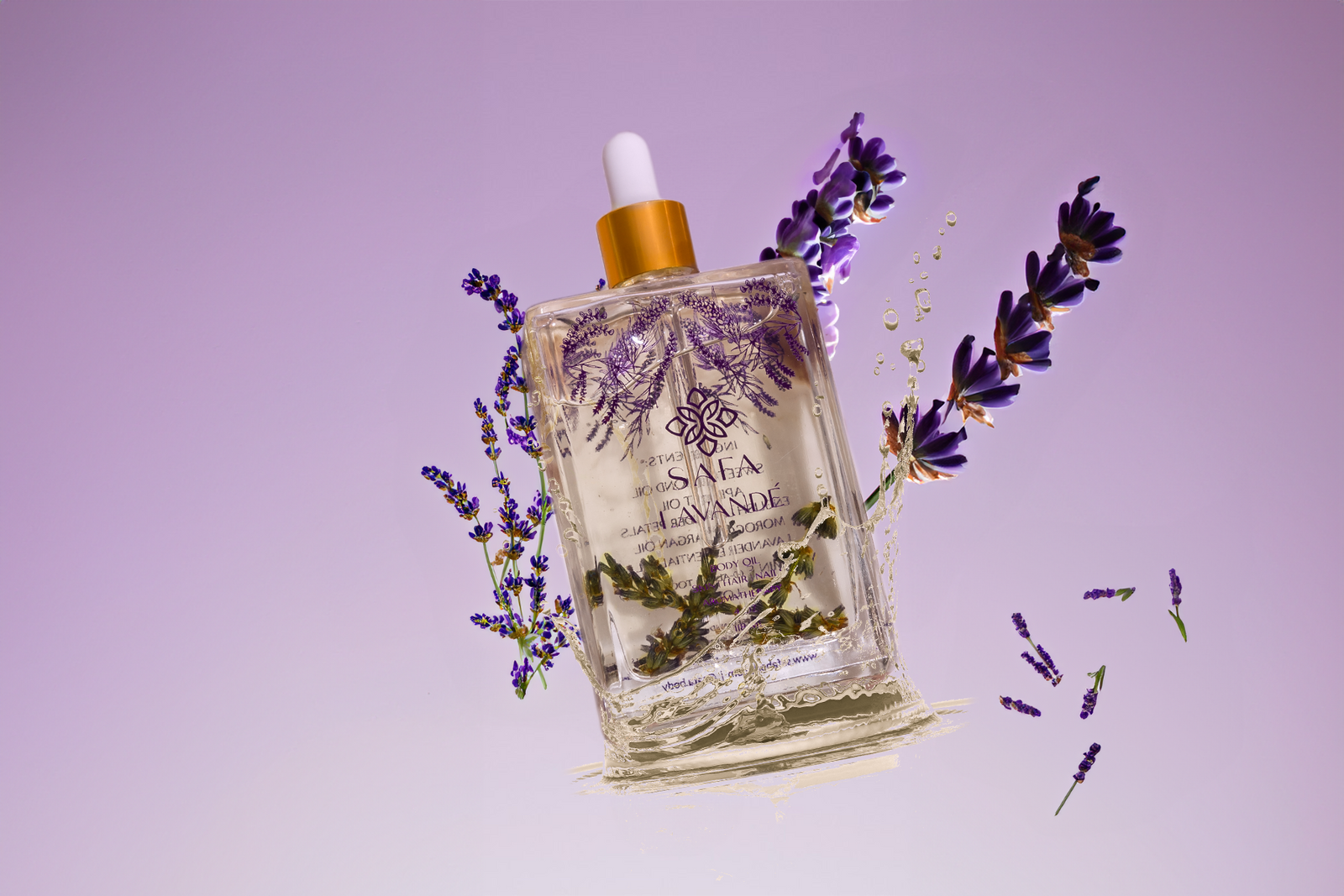 Lavande Oil - Nourishes and moisturizes skin